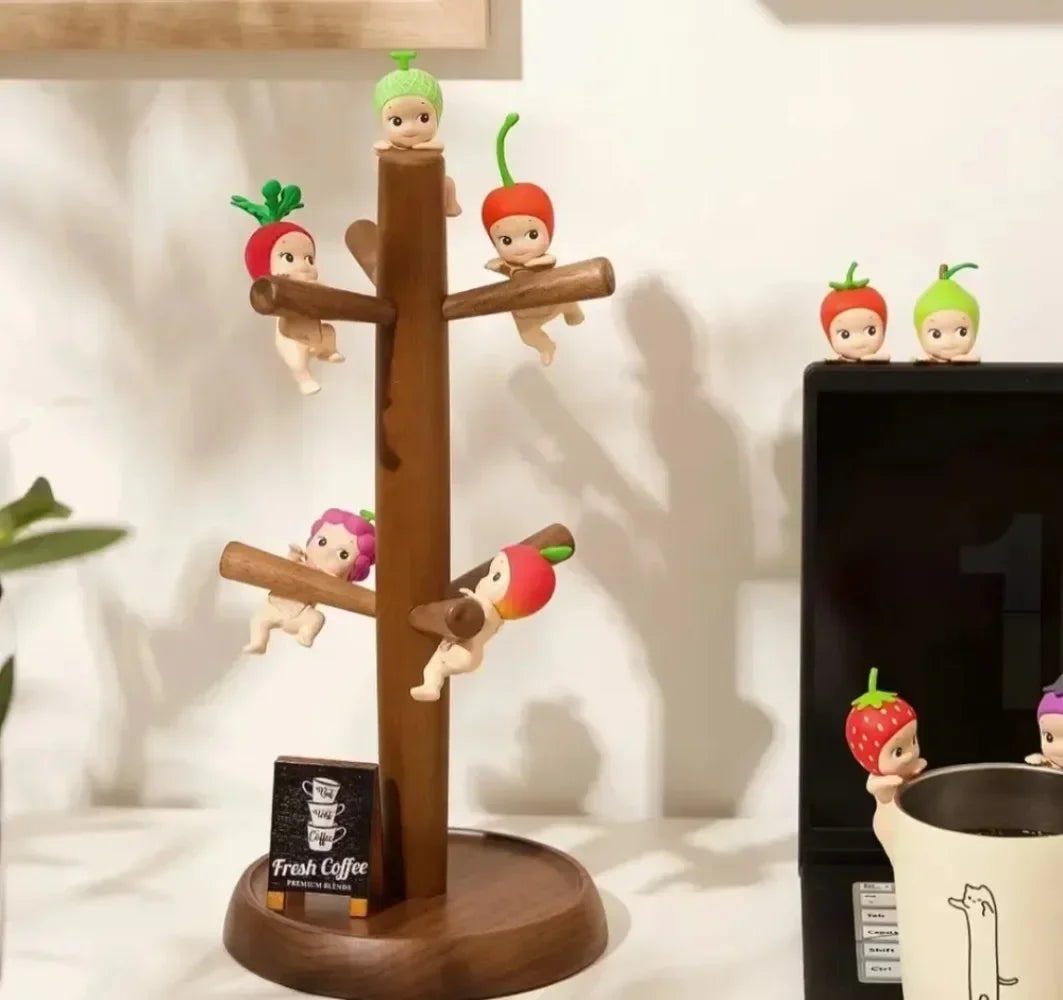 Angel Blind Box Toys Series Fruit and Vegetable Anime Figures Ornaments Dolls Children Gift Mobile Phone Accessories