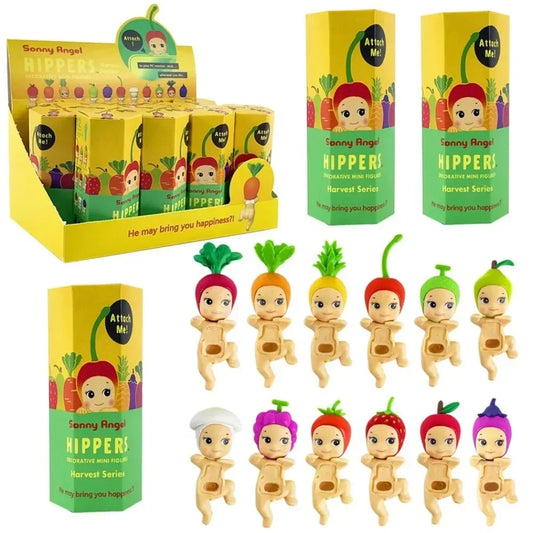 Angel Blind Box Toys Series Fruit and Vegetable Anime Figures Ornaments Dolls Children Gift Mobile Phone Accessories
