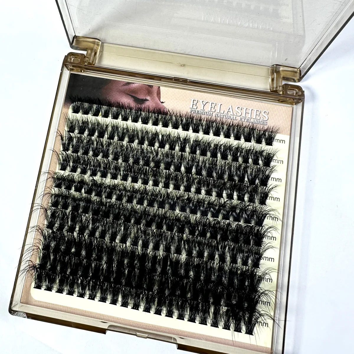 Fluffy Thick Lash Clusters DIY Eyelash Extension Mix 10-18mm Lash Clusters 30D-100D Wispy Individual Eyelash Extensions Clusters