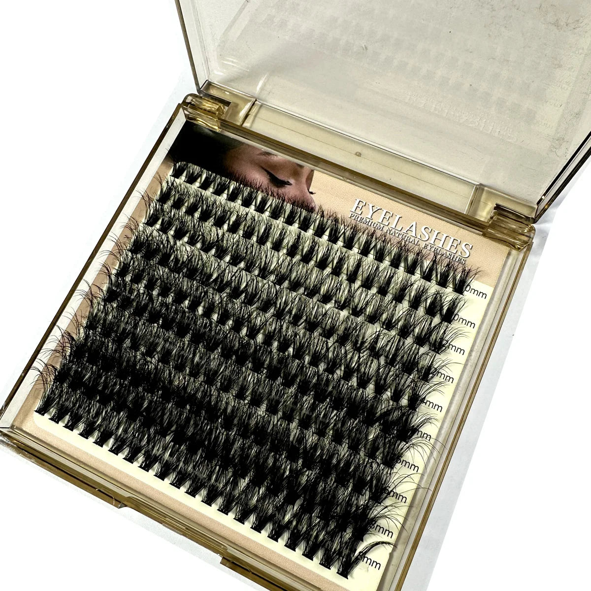 Fluffy Thick Lash Clusters DIY Eyelash Extension Mix 10-18mm Lash Clusters 30D-100D Wispy Individual Eyelash Extensions Clusters
