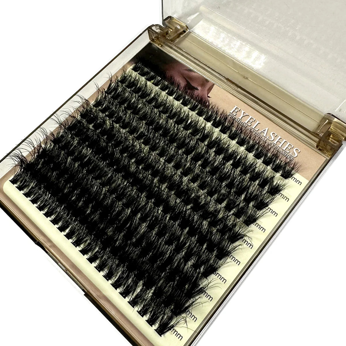Fluffy Thick Lash Clusters DIY Eyelash Extension Mix 10-18mm Lash Clusters 30D-100D Wispy Individual Eyelash Extensions Clusters