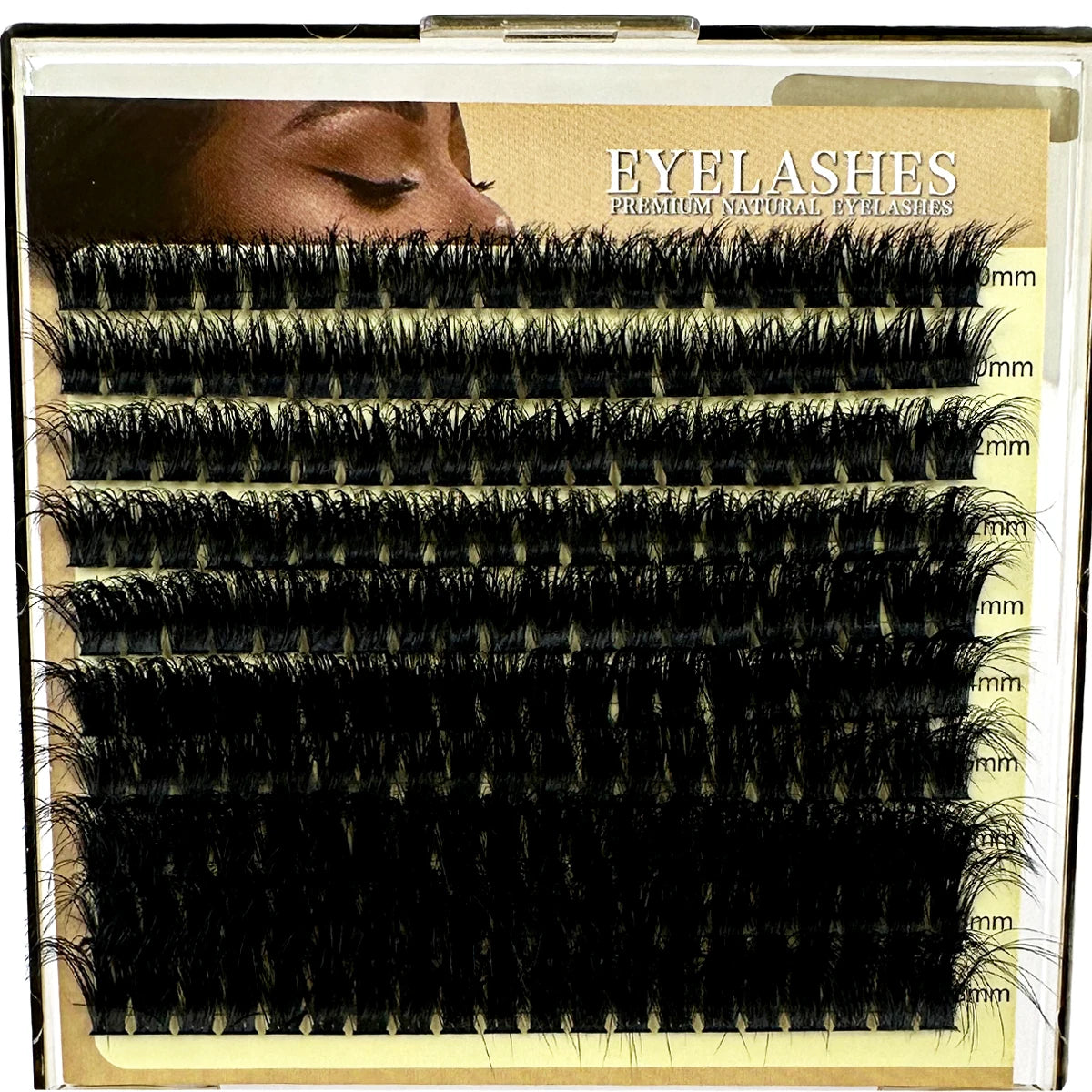 Fluffy Thick Lash Clusters DIY Eyelash Extension Mix 10-18mm Lash Clusters 30D-100D Wispy Individual Eyelash Extensions Clusters