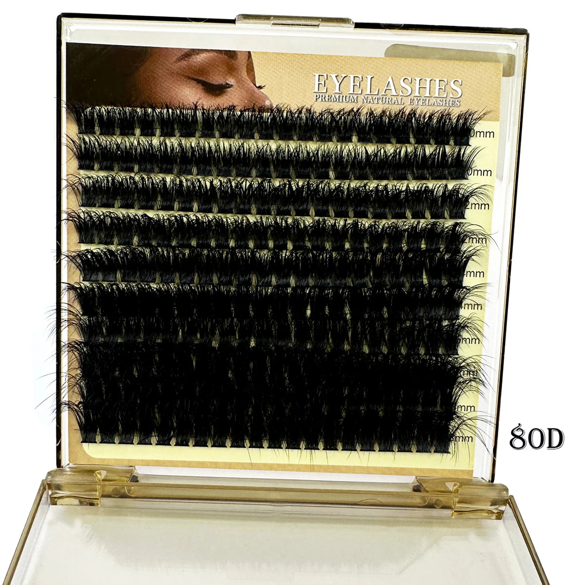 Fluffy Thick Lash Clusters DIY Eyelash Extension Mix 10-18mm Lash Clusters 30D-100D Wispy Individual Eyelash Extensions Clusters